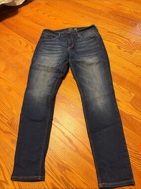 Old Navy Women'sRickatar super skinn mid rise  Jeans in Dark Blue Fad